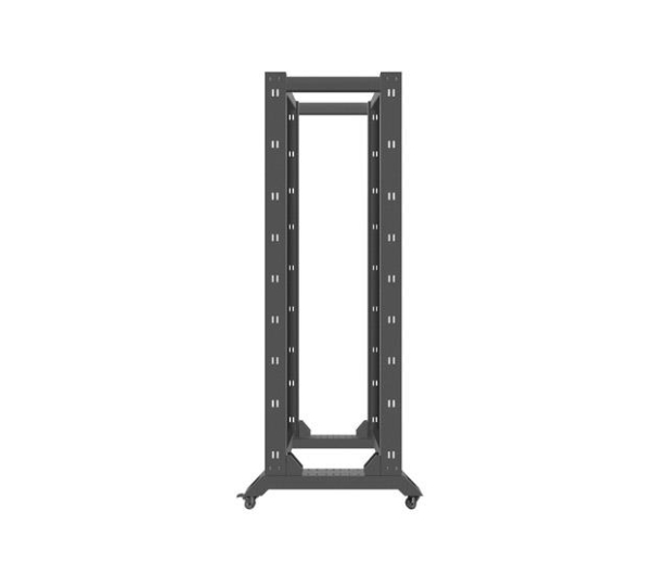 LANBERG Stojąca 19" 42U 600x800mm Open Rack (czarna) OR01-6842-B - 455672 - zdjęcie 5